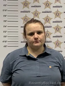 Mugshot of KATHERINE PAGE KELLEY booked in Morgan County, Alabama on June 4, 2026