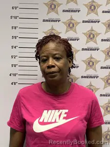 Mugshot of DELIA MACHELLIE BROWN booked in Morgan County, Alabama on June 4, 2026