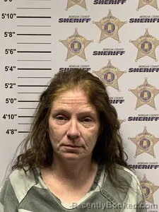 Mugshot of Tiffany Marie Sammons booked in Morgan County, Alabama on August 18, 2026