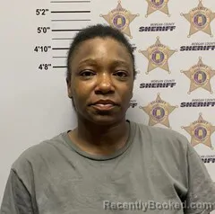 Mugshot of Karla Annjanetta Bates booked in Morgan County, Alabama on September 3, 2026
