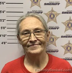 Mugshot of KARREN LEN OSBORN LITTLE booked in Morgan County, Alabama on May 26, 2026