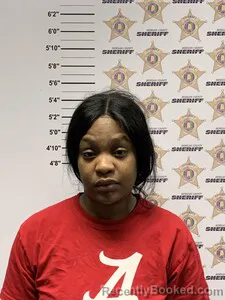 Mugshot of JALESA MONIQUE ELLIOTT booked in Morgan County, Alabama on March 20, 2026