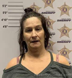 Mugshot of APRIL DAWN AYCOCK booked in Morgan County, Alabama on May 21, 2026