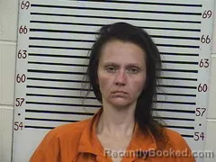 Mugshot of Christy Hathcock booked in Pickens County, Alabama on August 26, 2026
