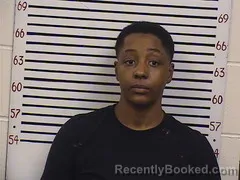 Mugshot of Jasmine Booker Carthan booked in Pickens County, Alabama on September 13, 2026
