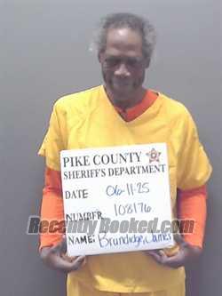 Booking photo from Pike County, Alabama