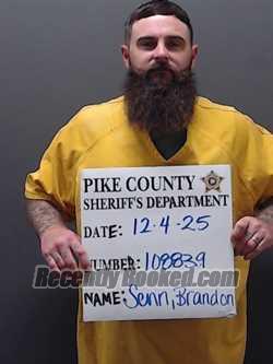 Booking photo from Pike County, Alabama
