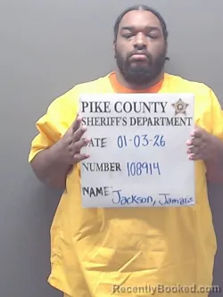 Booking photo from Pike County, Alabama
