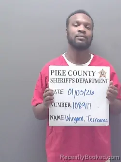 Booking photo from Pike County, Alabama