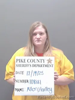 Booking photo from Pike County, Alabama