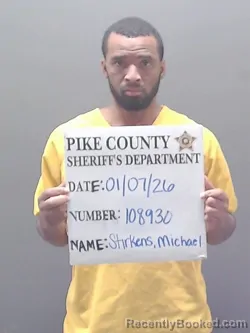 Booking photo from Pike County, Alabama