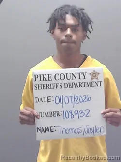 Booking photo from Pike County, Alabama