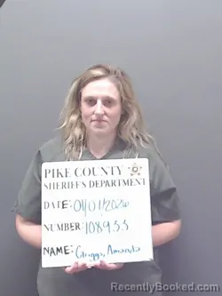 Booking photo from Pike County, Alabama