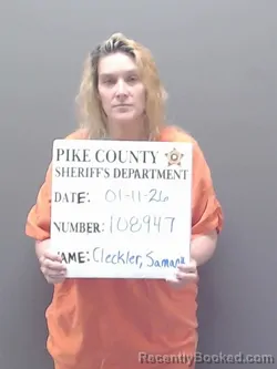 Mugshot of SAMANTHA DIANAE CLECKLER