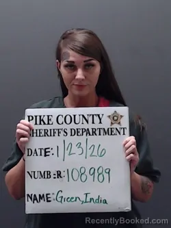 Mugshot of INDIA VIRGINIA GREEN