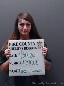 Mugshot of INDIA VIRGINIA GREEN