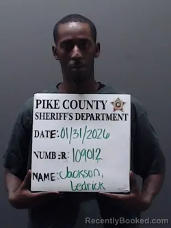 Booking photo from Pike County, Alabama