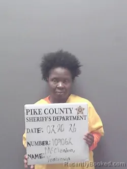 Mugshot of VONTRESIA MCCLENDON