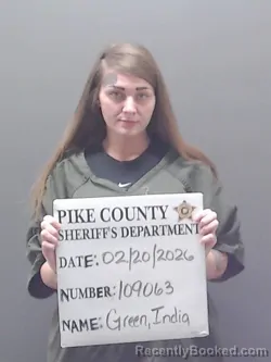Mugshot of INDIA VIRGINIA GREEN