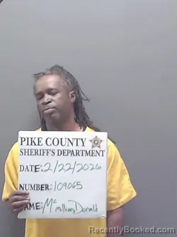 Mugshot of DONALD CURTIS MCMILLIAN