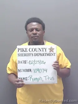 Mugshot of TITUS JOEL HOSEA RUMPH