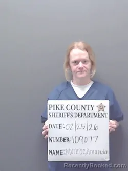 Mugshot of AMANDA DARLENE MUNROE