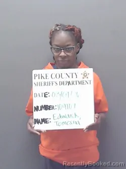 Mugshot of TOMESHA EDWARDS