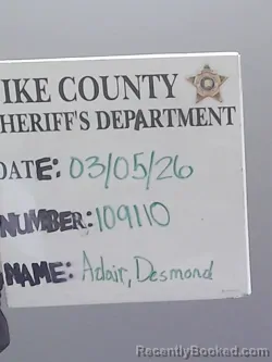 Mugshot of DESMOND MONTRELL ADAIR