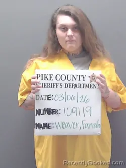 Mugshot of FARRAH JAY'CE WEAVER
