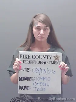 Mugshot of INDIA VIRGINIA GREEN