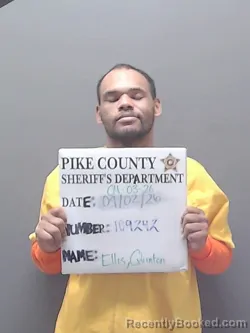 Mugshot of QUINTON TYLER ELLIS booked in Pike County, Alabama on April 2, 2026