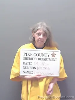 Mugshot of ANGEL DAWN BUCKRIES booked in Pike County, Alabama on April 8, 2026