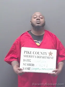 Mugshot of EMMANUEL LAMON BOGAN booked in Pike County, Alabama on April 22, 2026