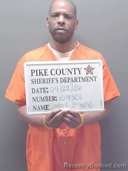 Mugshot of EUGENE SANFORD booked in Pike County, Alabama on April 22, 2026