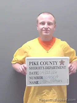 Mugshot of ETHAN ELLIS booked in Pike County, Alabama on April 22, 2026