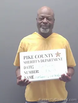 Mugshot of RONALD EUGENE HOLDER booked in Pike County, Alabama on April 23, 2026