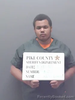 Mugshot of BRANDON WILLIAM ROBINSON booked in Pike County, Alabama on April 24, 2026