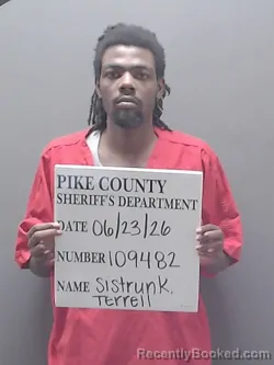 Mugshot of TERRELL DASHAUN SISTRUNK booked in Pike County, Alabama on June 23, 2026