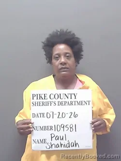 Mugshot of Shahidah Yaasmin Paul