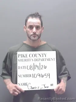Mugshot of Jose Luis Iii Gorriz booked in Pike County, Alabama on August 14, 2026