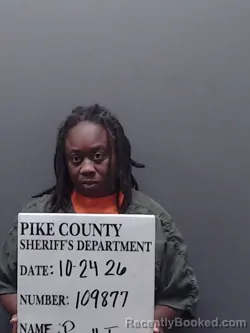 Mugshot of Tonya Powell booked in Pike County, Alabama on October 24, 2026