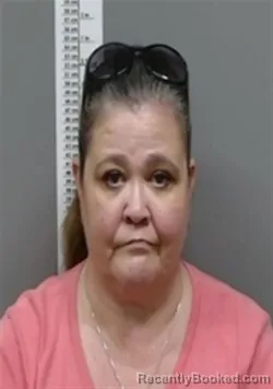 Mugshot of Leigh Ann Hughey booked in Randolph County, Alabama on June 10, 2026