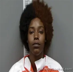 Mugshot of Briana Zy'keria Burden booked in Randolph County, Alabama on June 29, 2026
