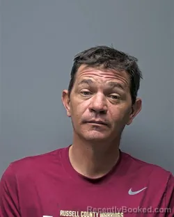 Mugshot of J BIRDSONG booked in Russell County, Alabama on March 23, 2026