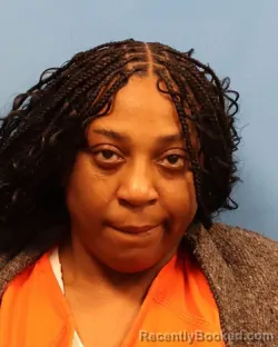 Mugshot of BRITTNEY SYMONE` CHANDLER booked in Shelby County, Alabama on March 6, 2026