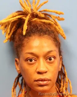 Mugshot of MECCA KHAMARI SCARVER booked in Shelby County, Alabama on July 23, 2026