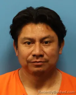 Mugshot of Nelson Lopez Aguilar booked in Shelby County, Alabama on August 14, 2026