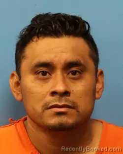 Mugshot of Raul San Martin Mendez booked in Shelby County, Alabama on August 14, 2026