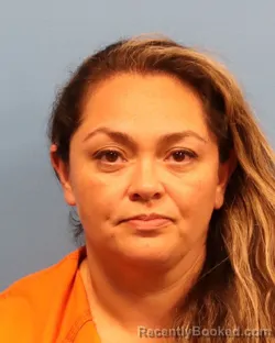 Mugshot of Elizabeth Sancen Gomez booked in Shelby County, Alabama on August 22, 2026