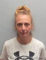 Mugshot of CONNIE MICHELLE MOORE booked in Talladega County, Alabama on July 8, 2026